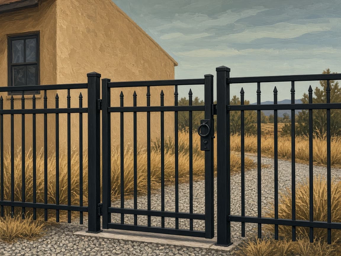 Aluminum fence